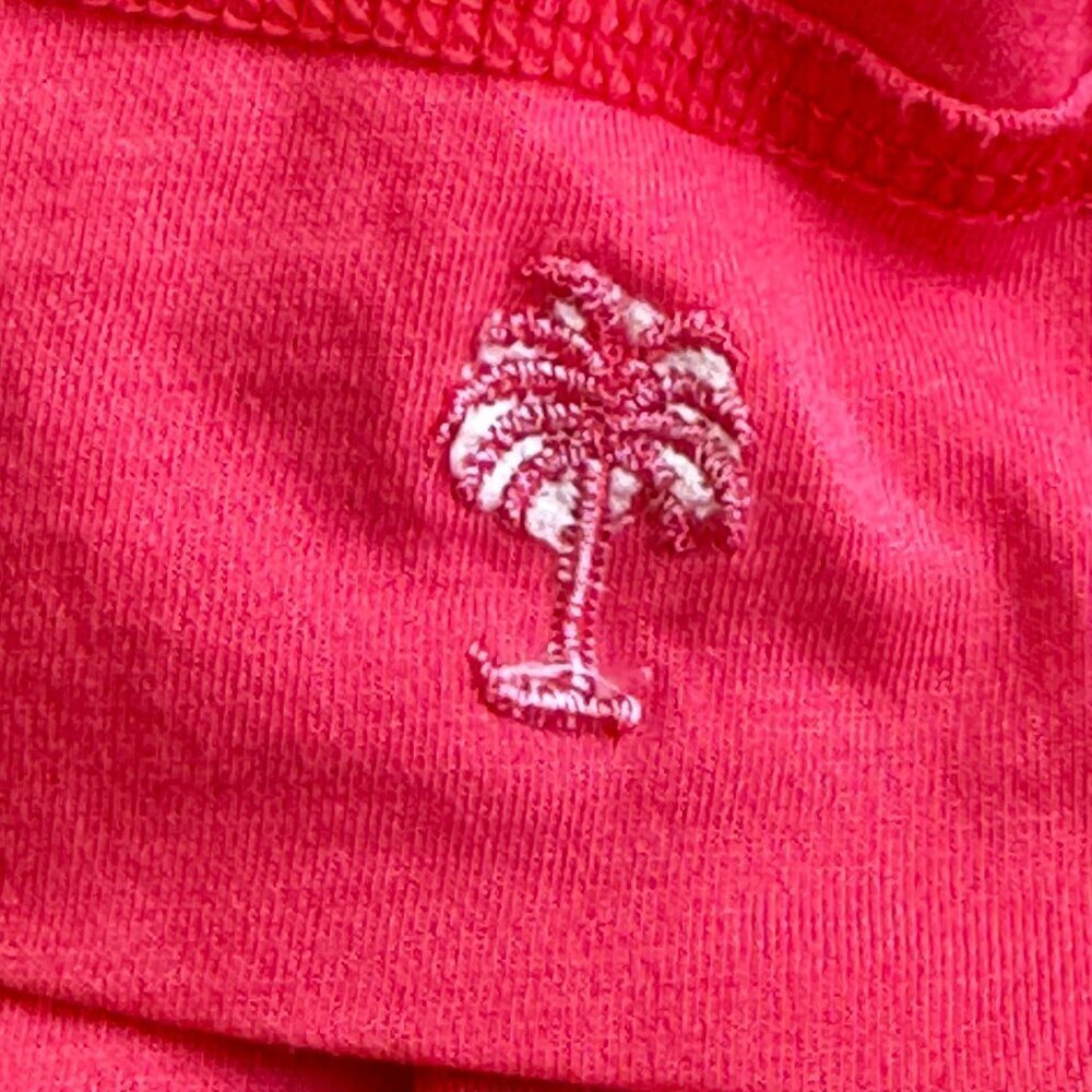 Lilly Pulitzer Island Coral Palmetto Dress V-Neck Henley Barbie Pink Size XXS - Picture 8 of 12